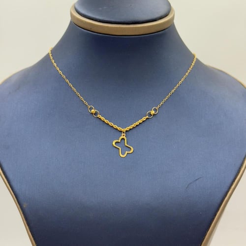 عقد ذهب عيار 21