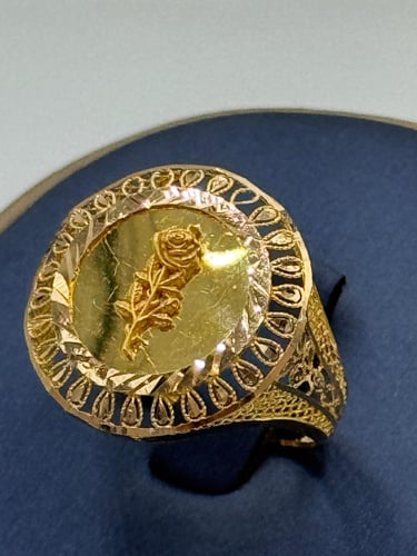 خاتم سبائك ذهب عيار 21