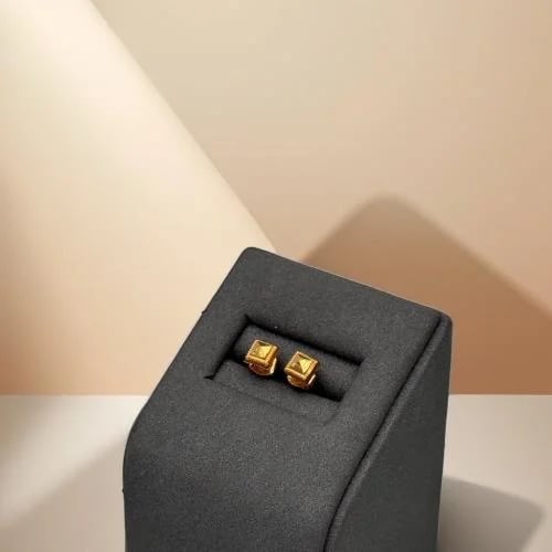 حلق ذهب عيار 21
