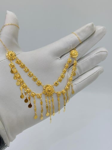 مزنط كرسي جابر ذهب عيار 21