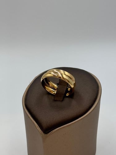 دبل ساده ذهب عيار 18