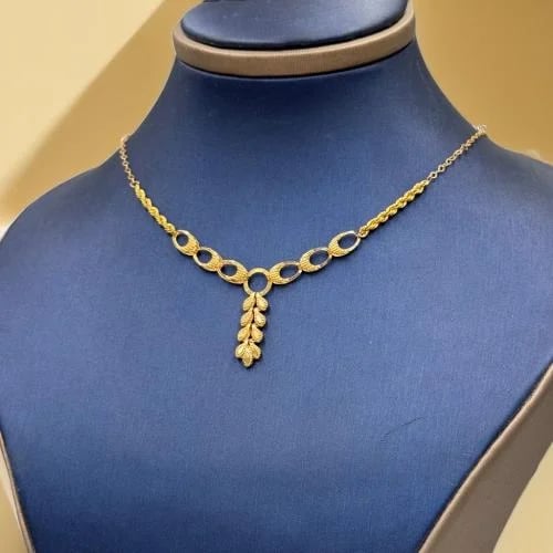 عقد غصن الزيتون ذهب عيار 21