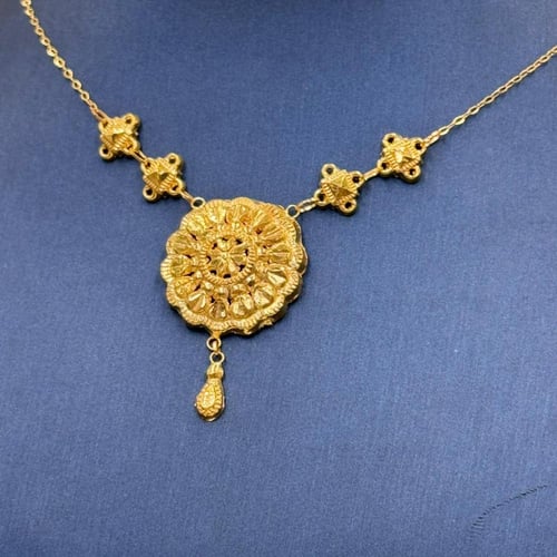 عقد كرسي جابر ذهب عيار 21