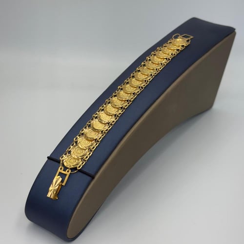 اسوارة جنيهات ذهب عيار 21