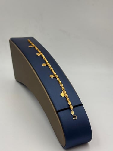 اسوارة حلبي ذهب عيار 21
