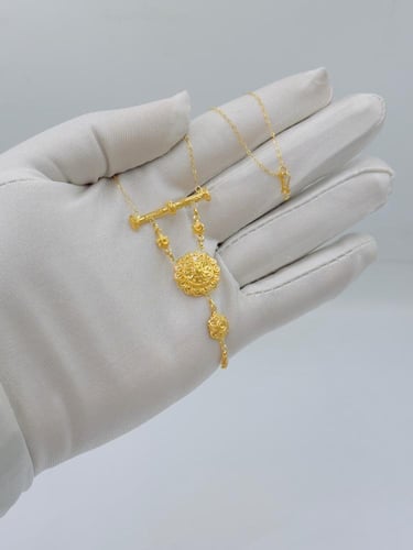 عقد كرسي جابر ذهب عيار 21