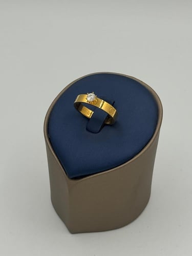 خاتم تصميم عالمي ذهب عيار 21