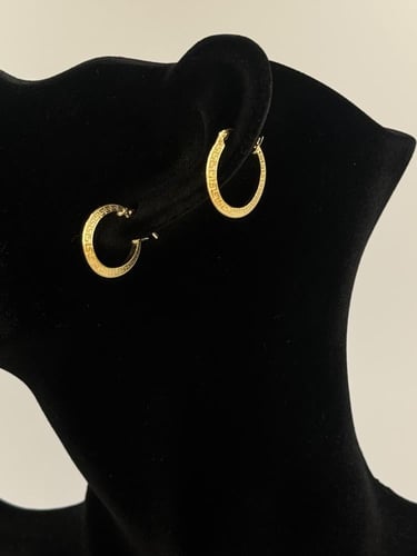 حلق ذهب عيار 18
