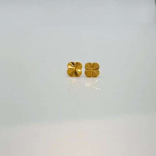 حلق تصميم عالمي ذهب عيار 21