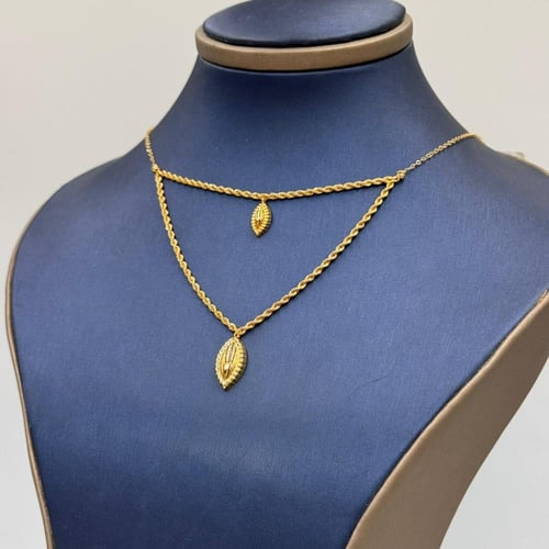 عقد البصمة دورين ذهب عيار 21