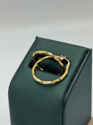 حلق ذهب عيار 18