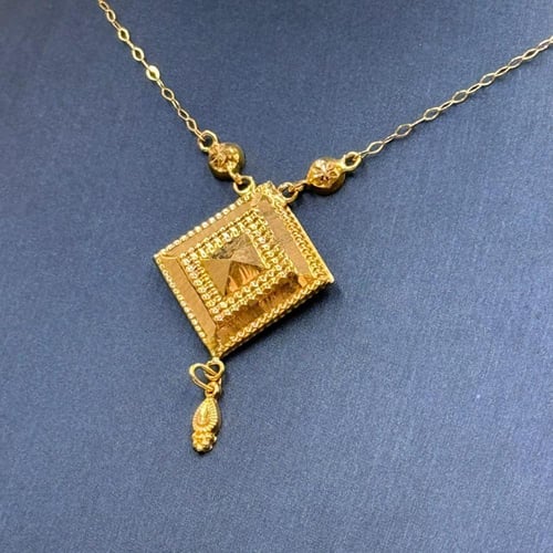 عقد كرسي جابر ذهب عيار 21