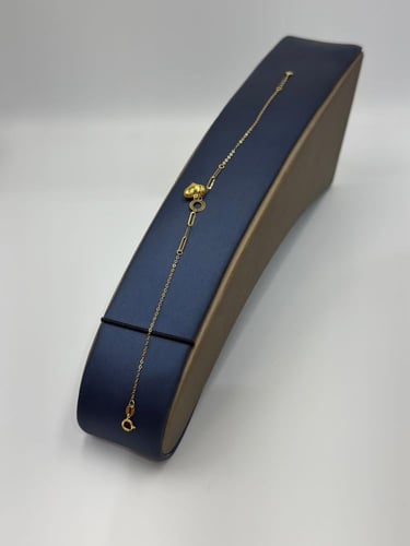 اسوارة قلب ذهب عيار 18