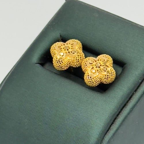 حلق ذهب عيار 21