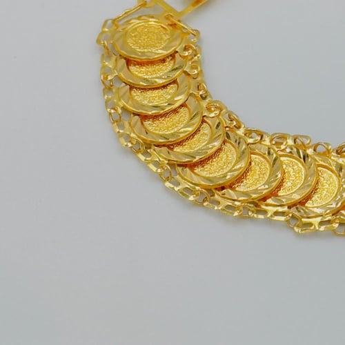 اسوارة جنيهات ذهب عيار 21