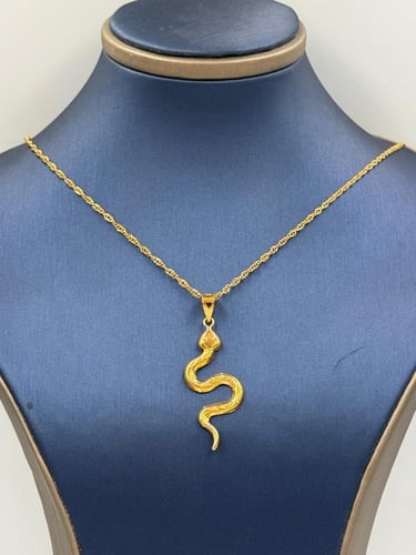 Necklaces 18K - سلسال وتعليقة عيار 18
