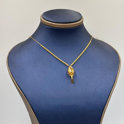 عقد ذهب عيار 21