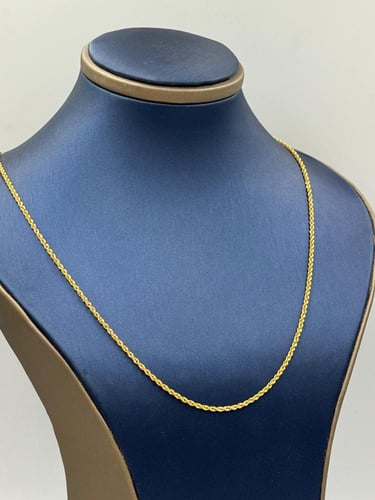 Rope Necklace for men 18K - سلسال عيار 18