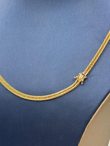 Necklace for men Gold 18K - سلسال ذهب عيار 18