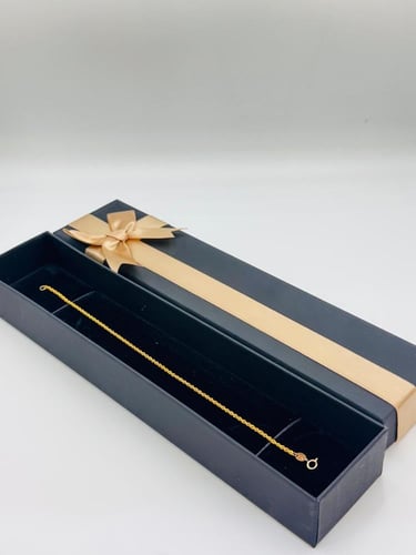 اسوارة مبروم ذهب عيار 18