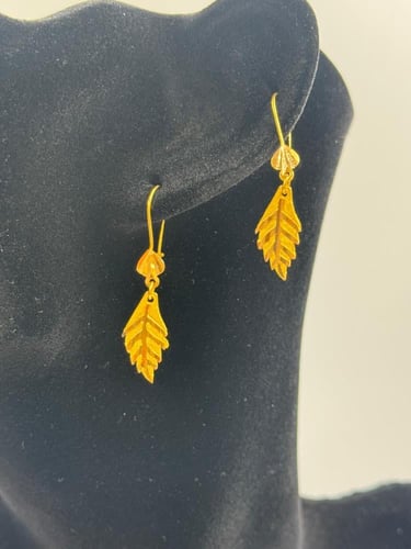 حلق ذهب عيار 22