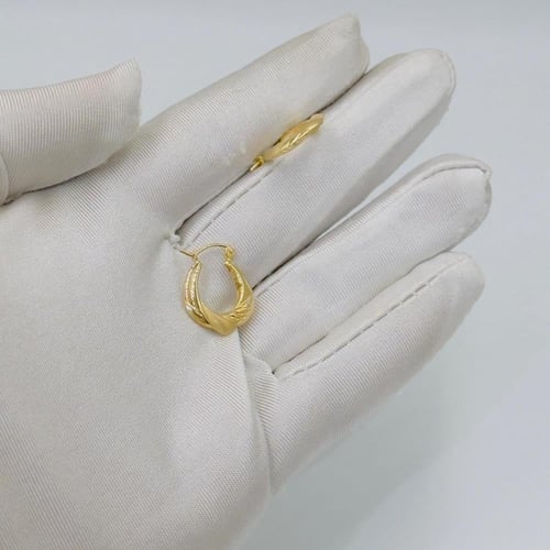 حلق ذهب عيار 18