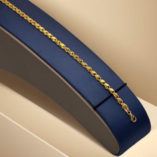 اسوارة حلبي ذهب عيار 21