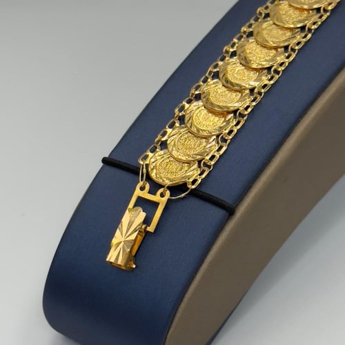 اسوارة جنيهات ذهب عيار 21