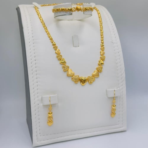 طقم ذهب عيار 21