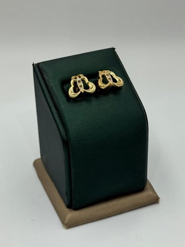 حلق فراشة ذهب عيار 18