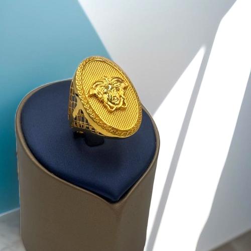 Ring VERSACE 21K - خاتم عيار فرزاتشي 21