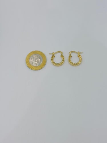 حلق ذهب إيطالي عيار 18