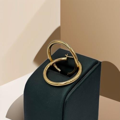 حلق ذهب عيار 18