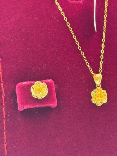 Set gold 21K - طقم عيار 21