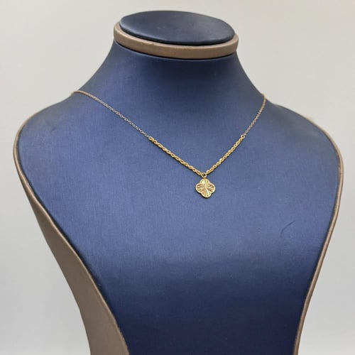 عقد وردة ذهب عيار 21