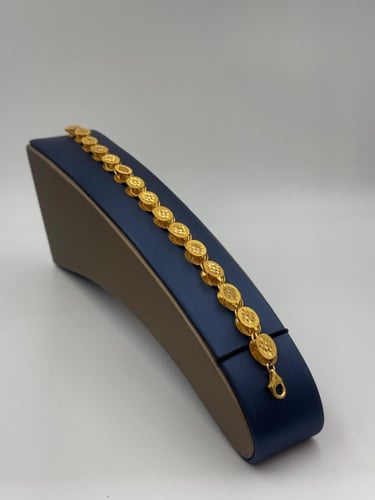 اسوارة حلبي ذهب عيار 21