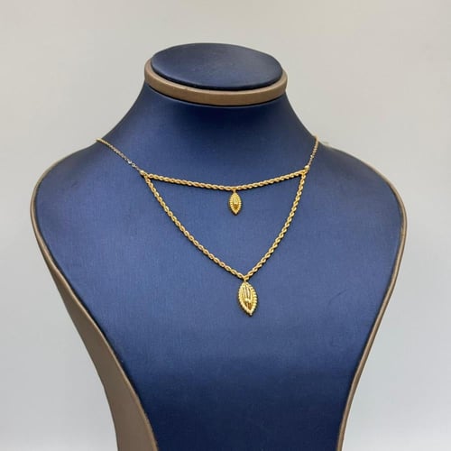 عقد البصمة دورين ذهب عيار 21