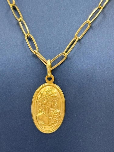 Necklaces 18K - سلسال وتعليقة عيار 18