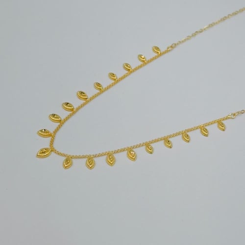 عقد ياسمينة ذهب عيار 21