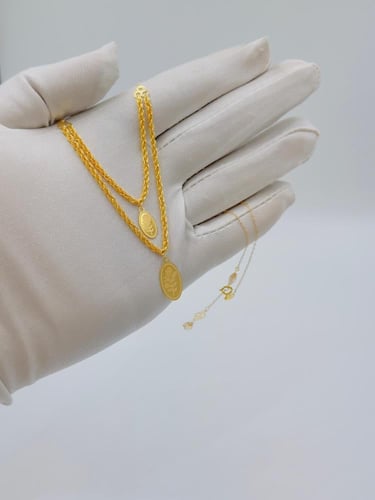 عقد سبائك ذهب عيار 21