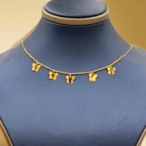 شوكر فراشة ذهب عيار 21
