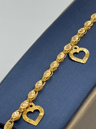 اسوارة حلبي ذهب عيار 21