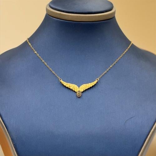 عقد جناح الصقر ذهب عيار 21