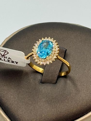 خاتم الماس عيار 18