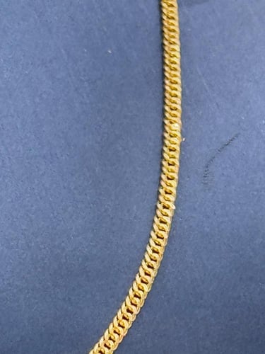 سلسلة جنزير ذهب عيار 18