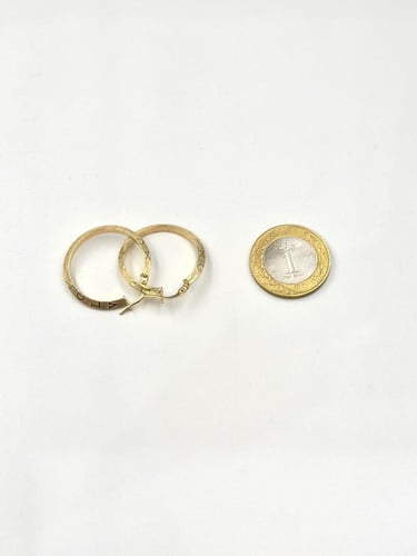 Earring Gold 18K - حلق ذهب عيار 18