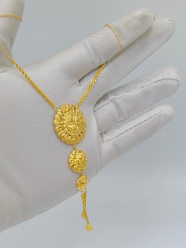 عقد كرسي جابر ذهب عيار 21