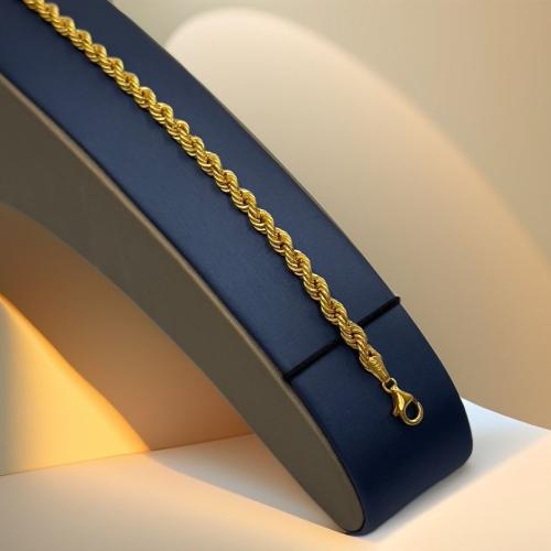 اسوارة مبروم ذهب عيار 21