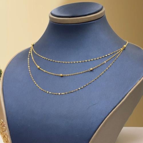 عقد ذهب عيار 21