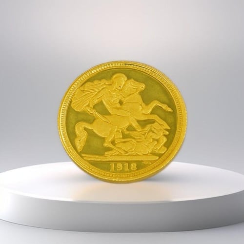 جنية جورج ذهب عيار 22